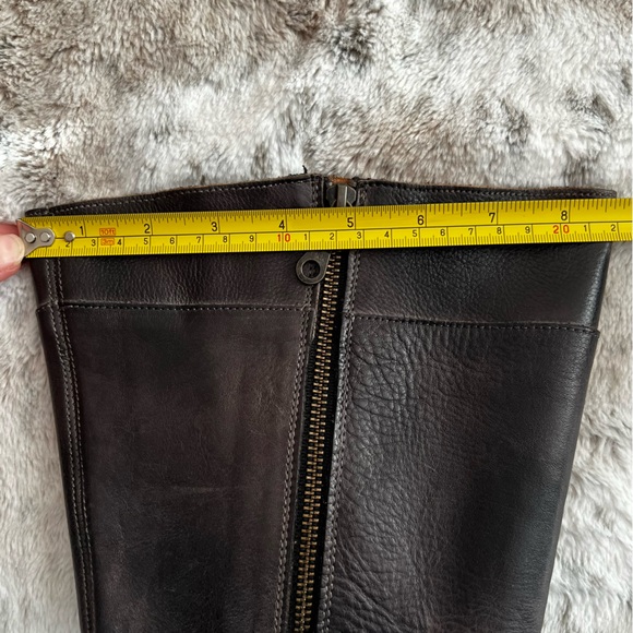 New Bed Stu GoGo Lug Wide Calf Leather Boots Black Rustic sz 9.5 - Picture 13 of 16